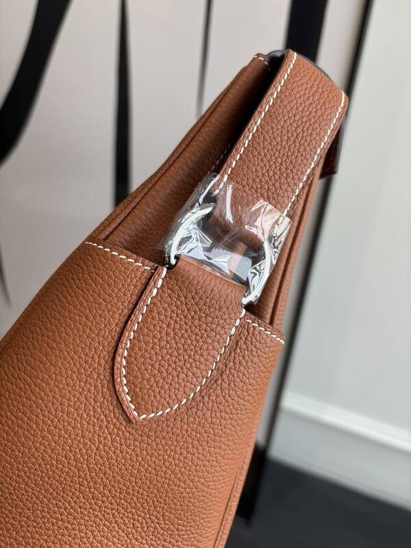 Hermes Kelly Messenger Gold Brown — Top Quality Replica