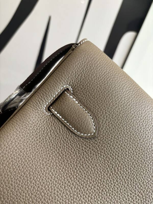 Hermes Kelly Messenger Etoupe — Premium Replica