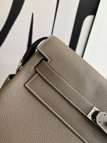 Hermes Kelly Messenger Etoupe 32cm Premium Replica
