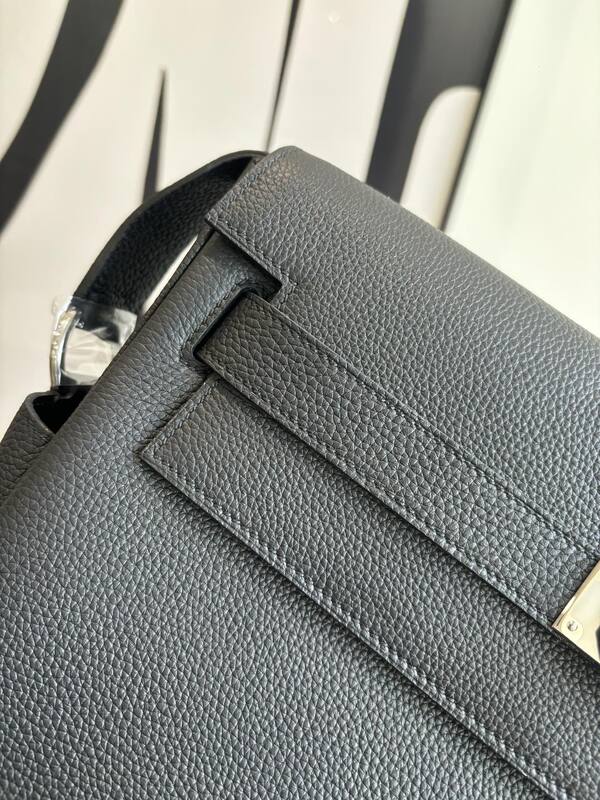 Hermes Kelly Messenger Black — AAA Quality Replica