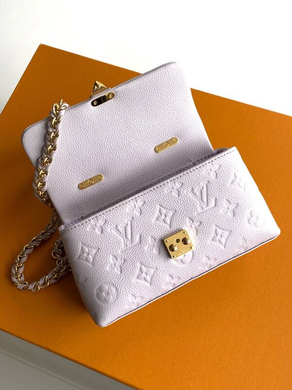 Louis Vuitton M29380 Light purple Monogram Empreinte shoulder — AAA Quality Replica
