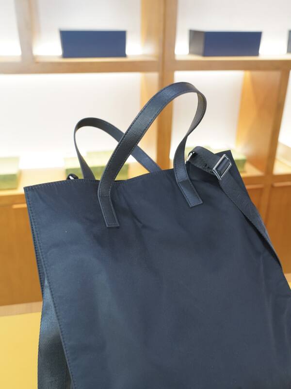 Prada Nylon black 35x36x17cm tote — Top Quality Replica
