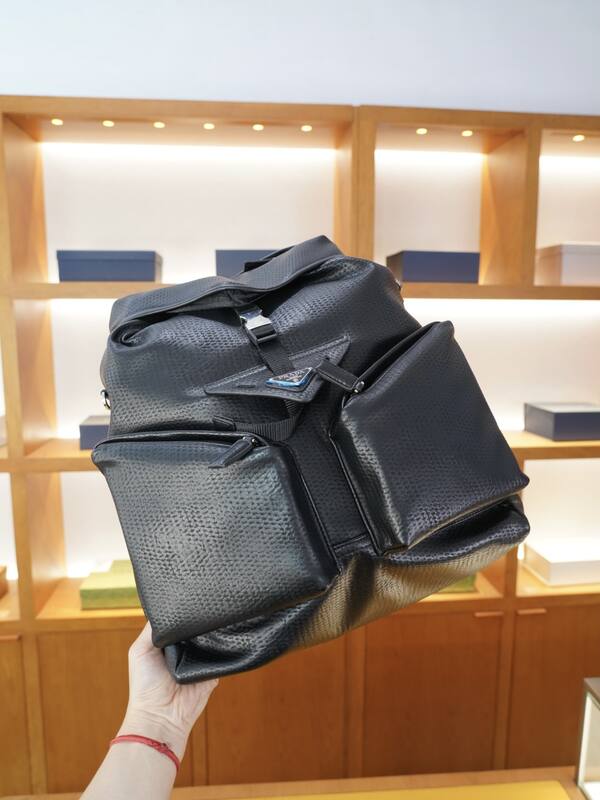 Prada Black 38x45x18cm shoulder bag — 1:1 Replica