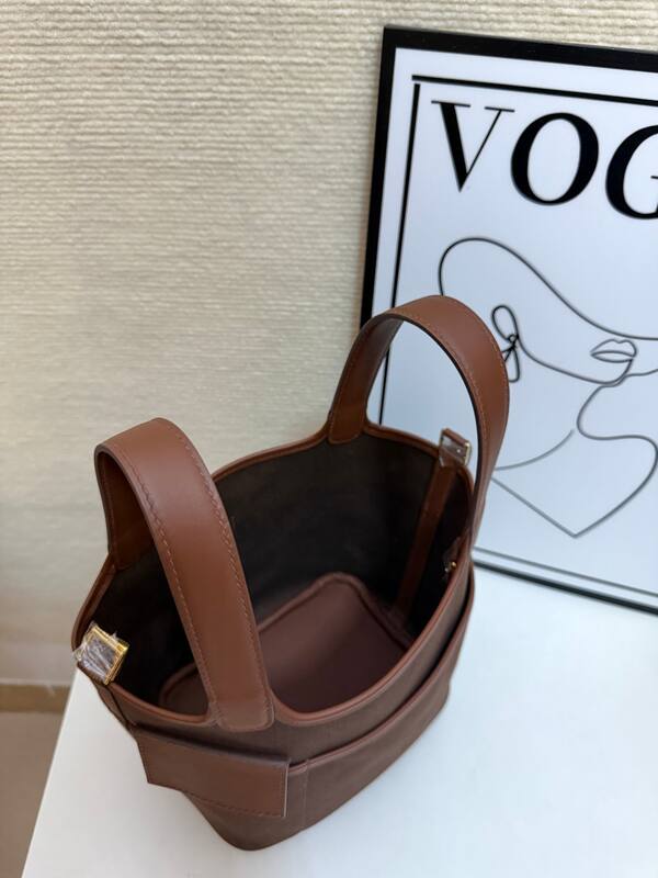 Hermes Cargo Picotin Brown canvas and leather everyday — AAA Quality Replica