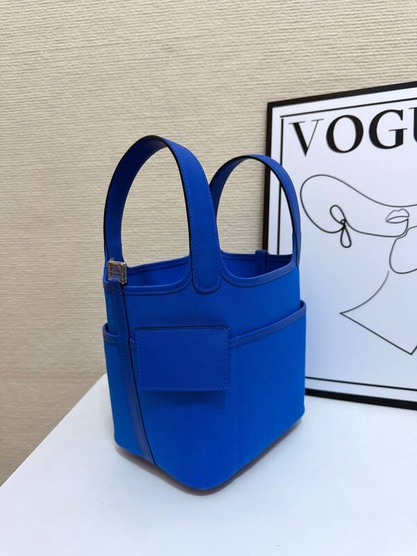 Hermes Cargo Picotin Blue everyday — Top Quality Replica