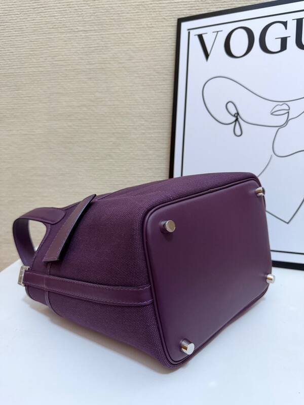 Hermes Cargo Picotin Purple everyday — Premium Replica