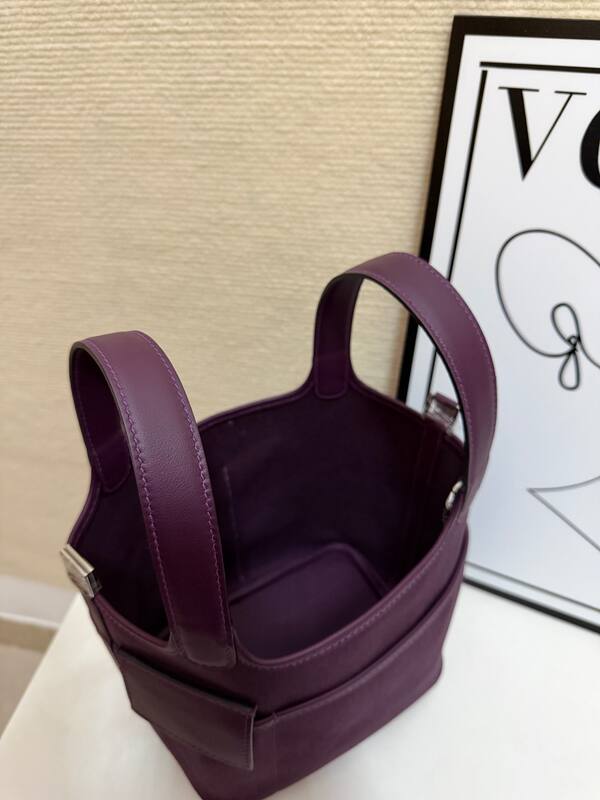 Hermes Cargo Picotin Purple everyday — Premium Replica