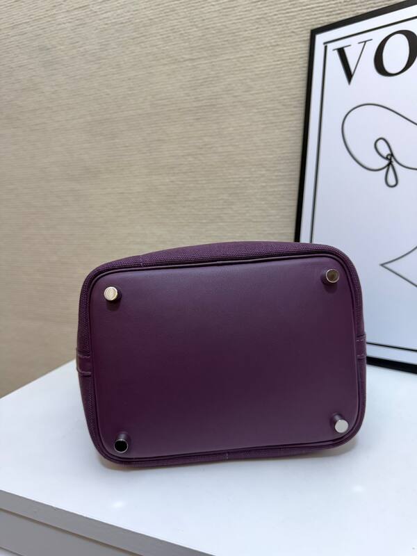 Hermes Cargo Picotin Purple everyday — Premium Replica