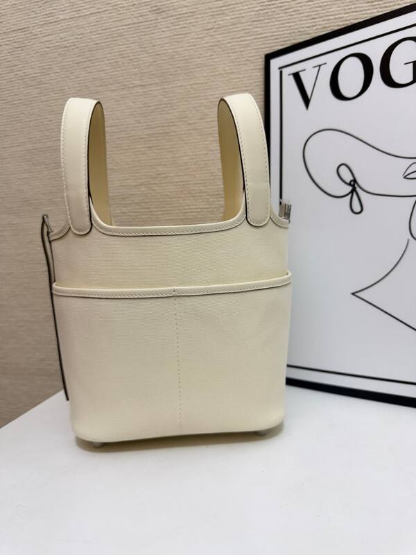 Hermes Cargo Picotin Cream everyday — Top Quality Replica