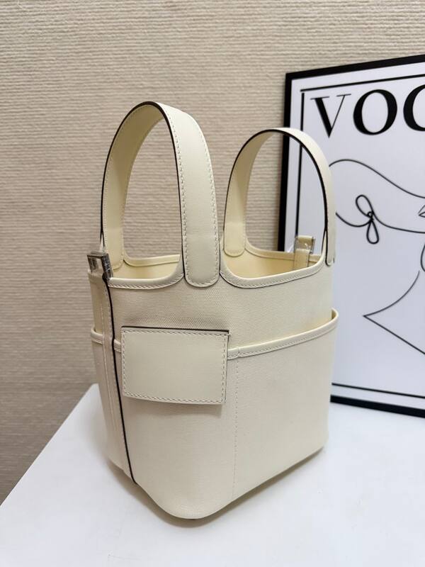 Hermes Cargo Picotin Cream everyday — Top Quality Replica