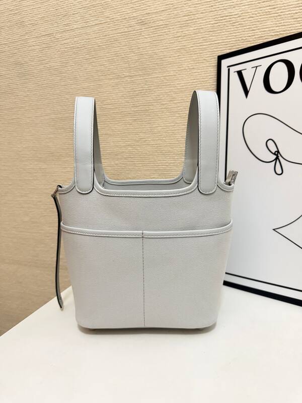 Hermes Cargo Picotin White everyday — Premium Replica