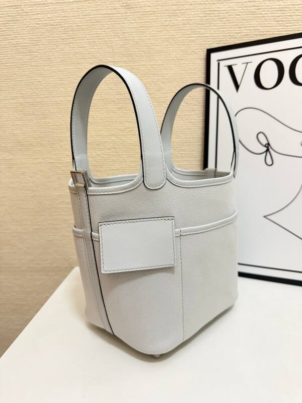 Hermes Cargo Picotin White everyday — Premium Replica