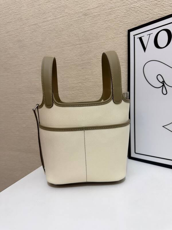 Hermes Cargo Picotin 18 Swift Beige everyday — Top Quality Replica