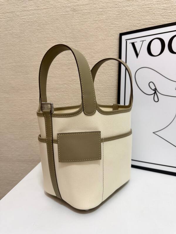 Hermes Cargo Picotin 18 Swift Beige everyday — Top Quality Replica