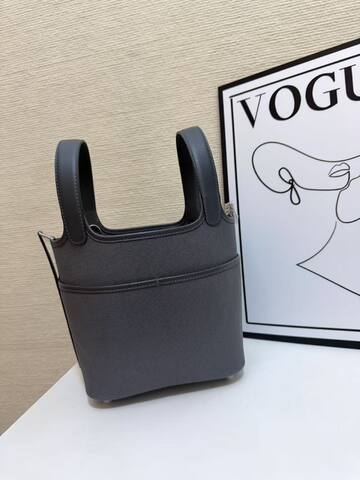 Hermes Cargo Picotin 18 Grey 18cm everyday 1 1 Replica