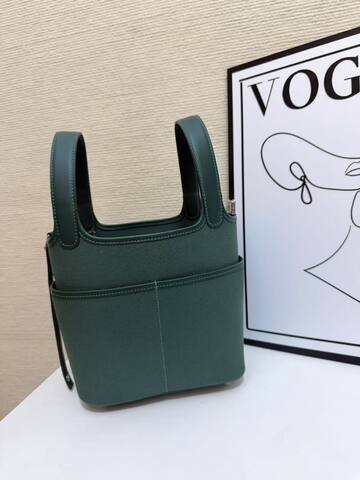 Hermes Cargo Picotin Green 18cm everyday Premium Replica
