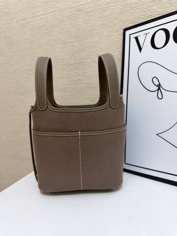 Hermes Cargo Picotin Brown 18cm everyday Top Quality Replica