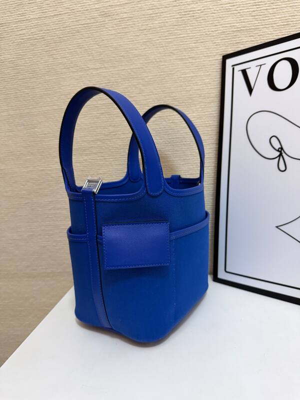 Hermes Cargo Picotin Blue everyday — 1:1 Replica