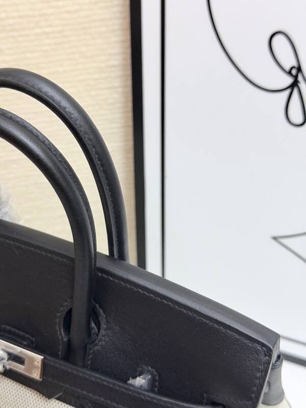 Hermes Birkin Black and Beige tote — Premium Replica