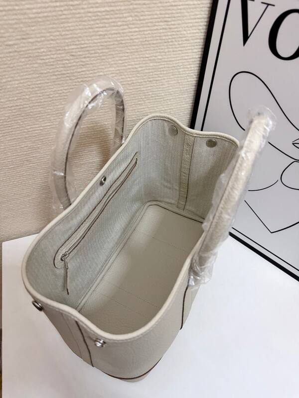 Hermes Garden Party Cream tote — 1:1 Replica