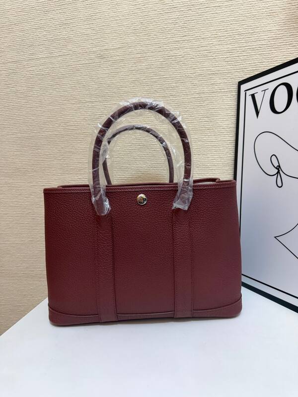 Hermes Garden Party 30 Burgundy tote — Top Quality Replica