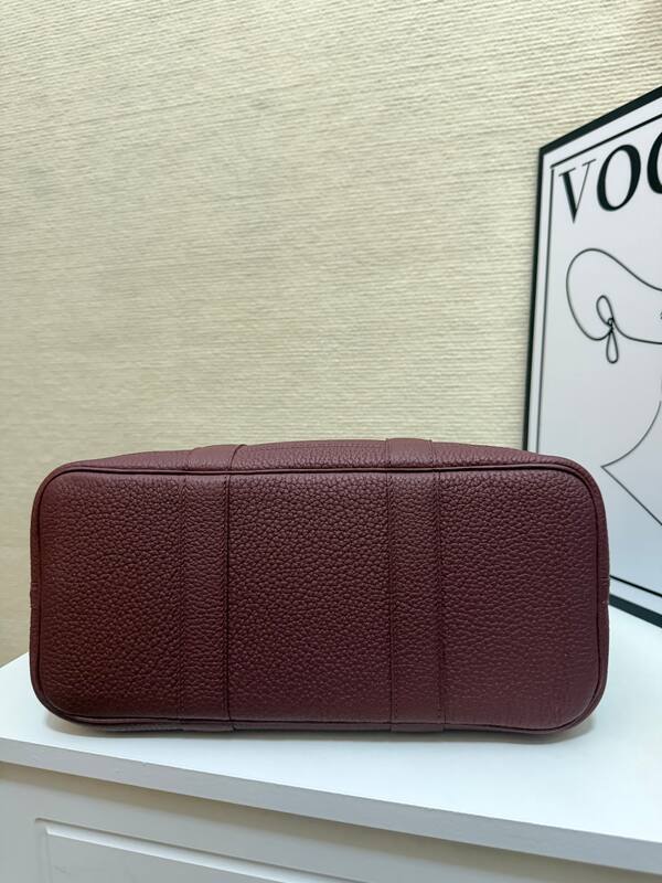 Hermes Garden Party 30 Burgundy tote — Top Quality Replica