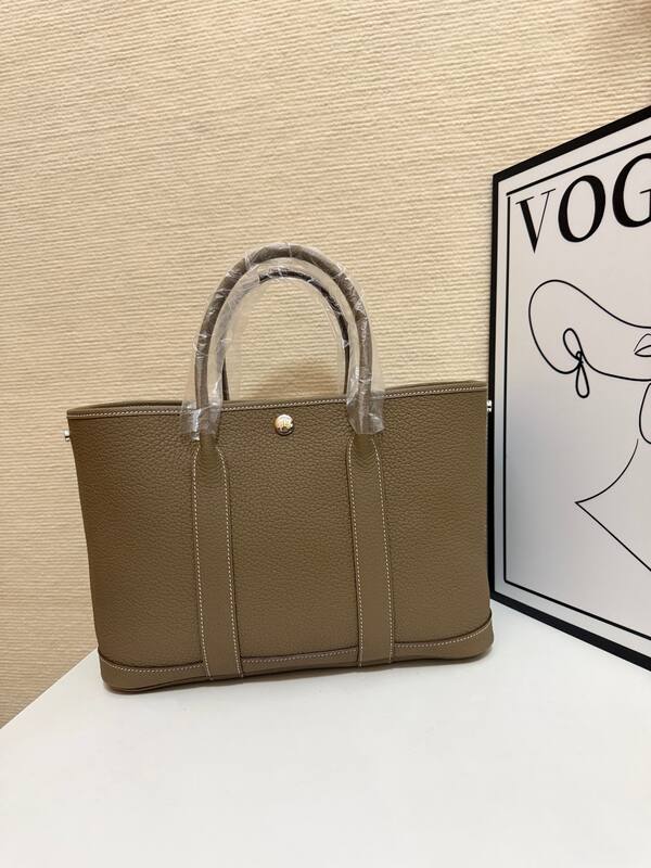 Hermes Garden Party 30 Taupe tote — Premium Replica
