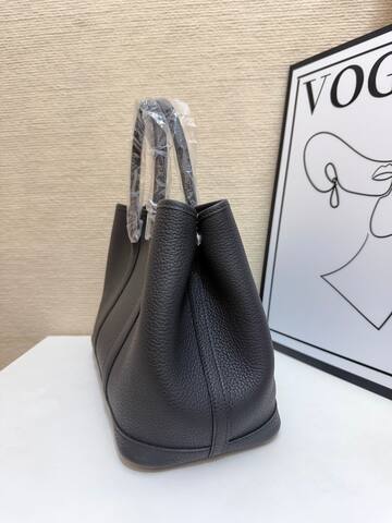 Hermes Garden Party Black 30cm tote Top Quality Replica