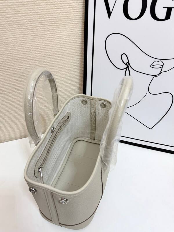 Hermes Garden Party Cream tote — Top Quality Replica