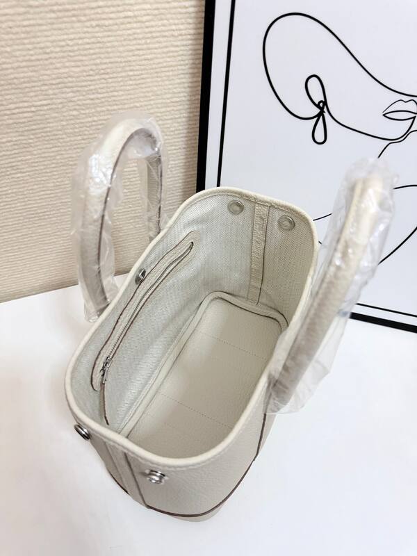 Hermes Garden Party Cream tote — Premium Replica