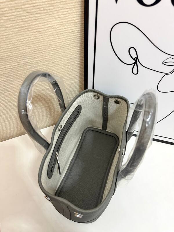Hermes Garden Party Grey tote — Premium Replica