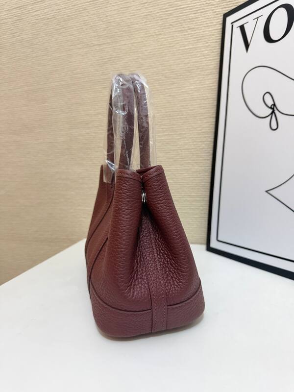 Hermes Garden Party Burgundy tote — AAA Quality Replica