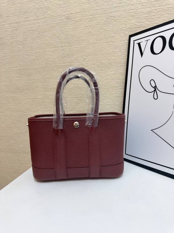 Hermes Garden Party Burgundy tote — AAA Quality Replica