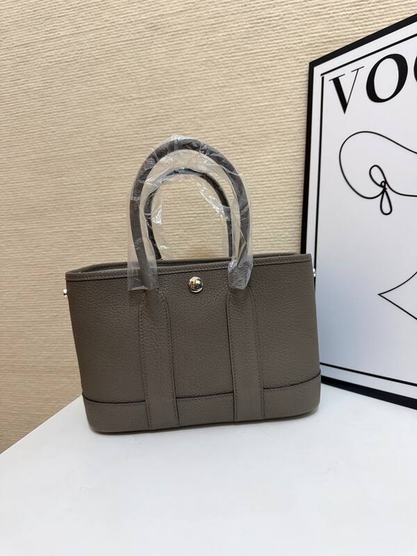 Hermes Garden Party Etoupe leather tote — Premium Replica