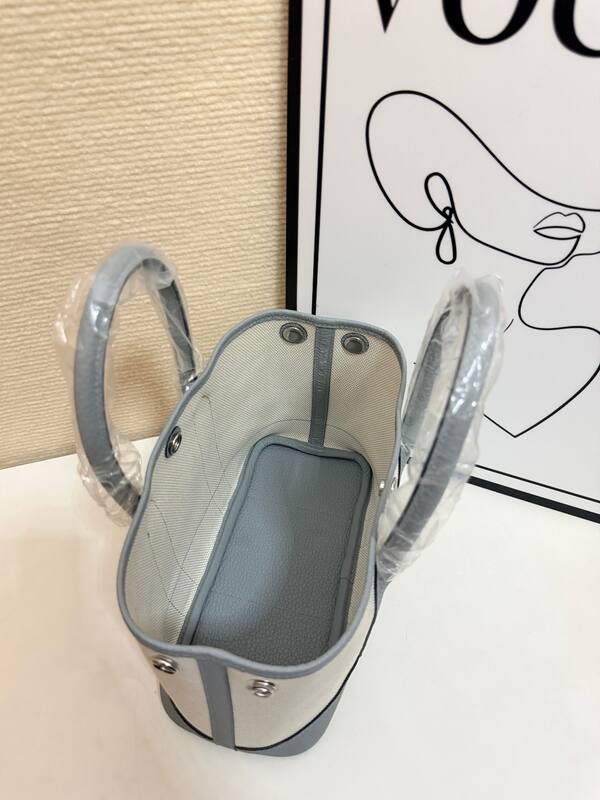 Hermes Garden Party Gray and Beige mini tote — Top Quality Replica