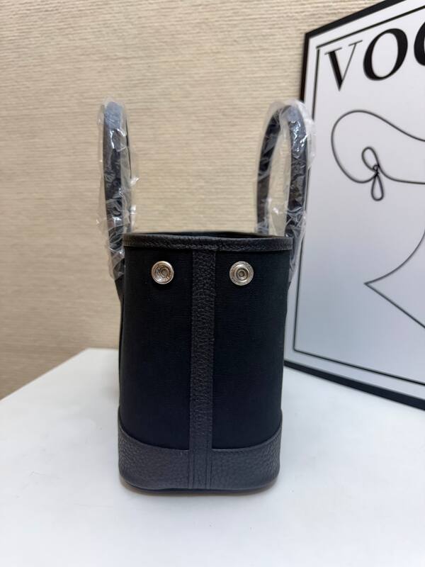 Hermes Garden Party Black mini everyday — AAA Quality Replica