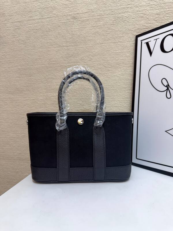 Hermes Garden Party Black mini everyday — AAA Quality Replica