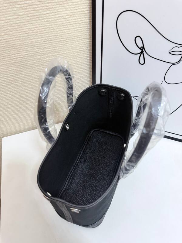 Hermes Garden Party Black mini everyday — AAA Quality Replica