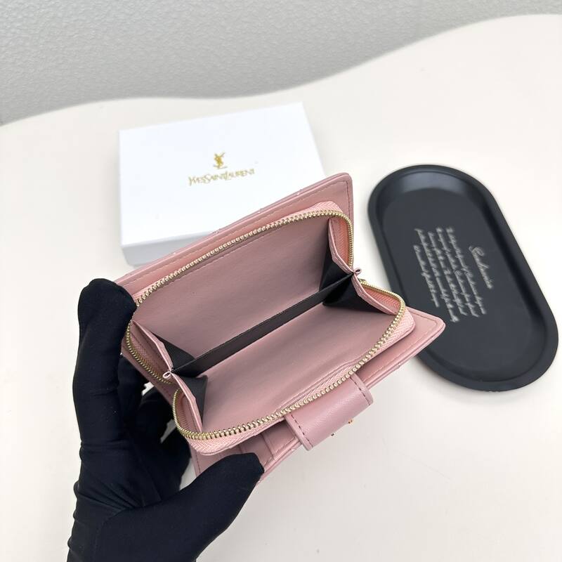 Saint Laurent Pink wallet — AAA Quality Replica