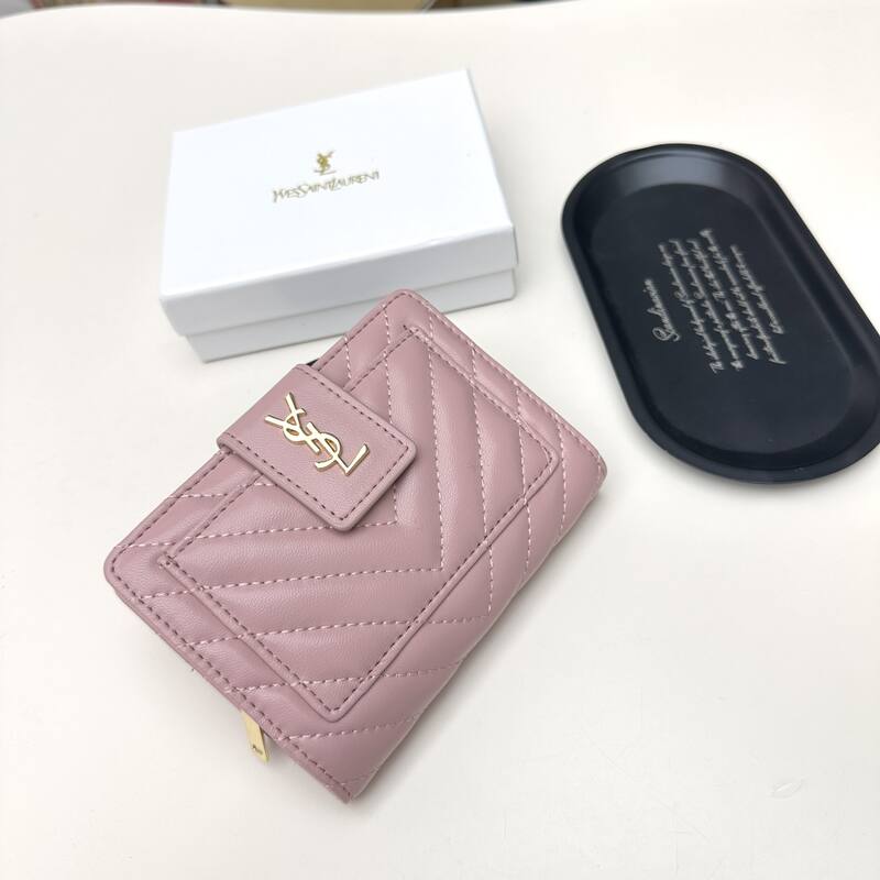 Saint Laurent Pink wallet — AAA Quality Replica