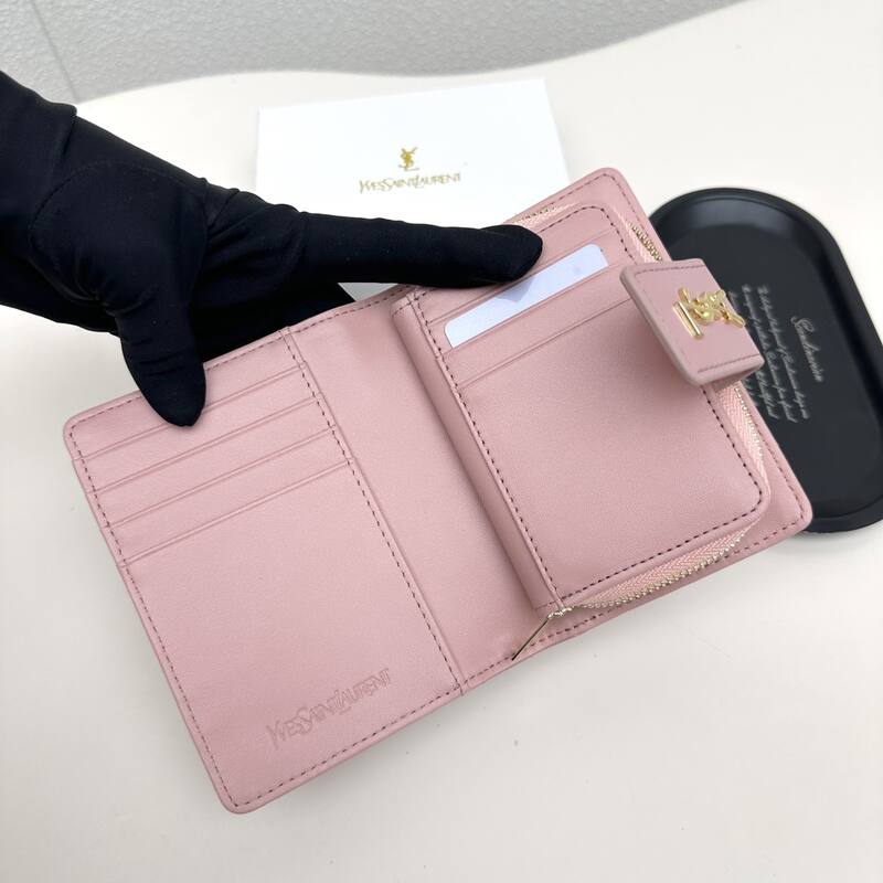 Saint Laurent Pink wallet — AAA Quality Replica