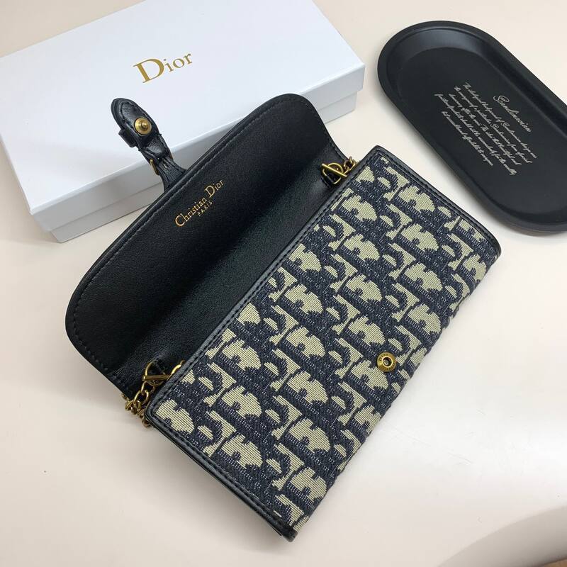 Dior Blue Oblique crossbody — AAA Quality Replica