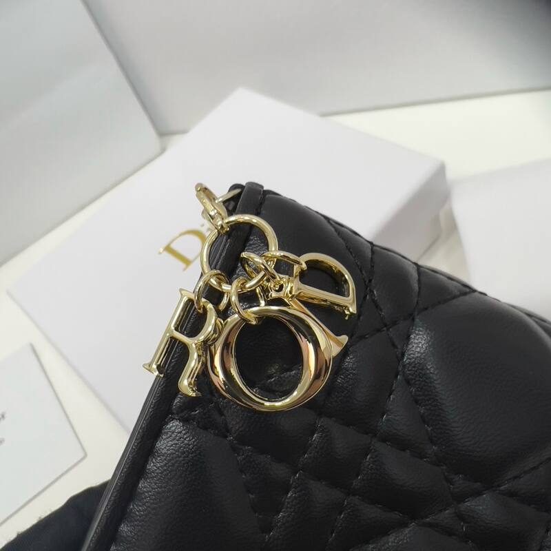 Dior Lady Black 11 8 5 3 wallet — Premium Replica