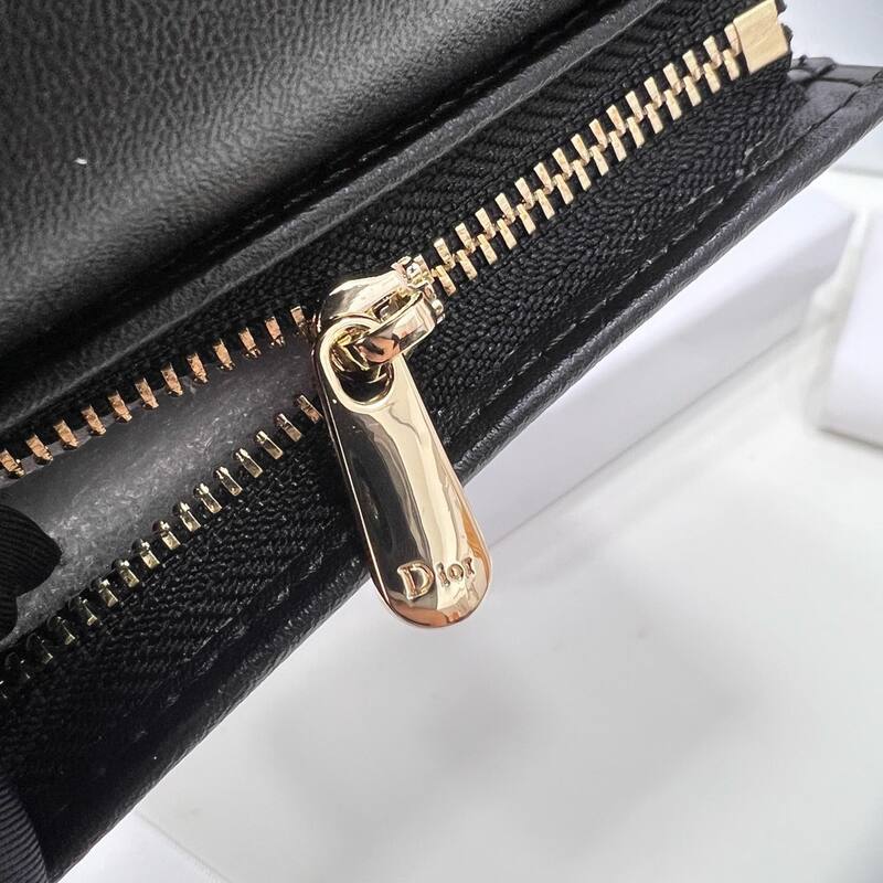 Dior Lady Black 11 8 5 3 wallet — Premium Replica