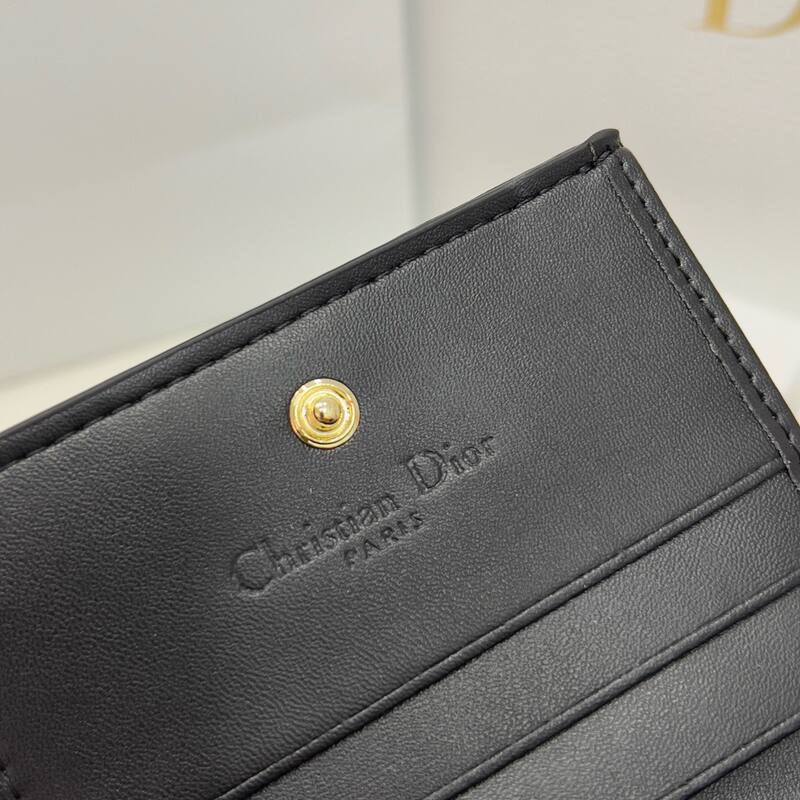 Dior Lady Black 11 8 5 3 wallet — Premium Replica