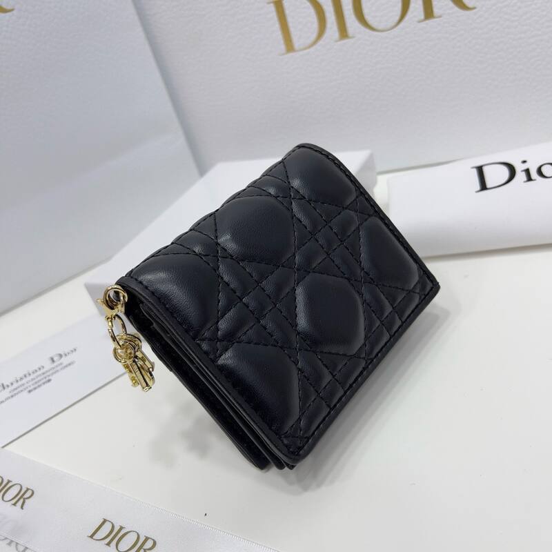 Dior Lady Black 11 8 5 3 wallet — Premium Replica