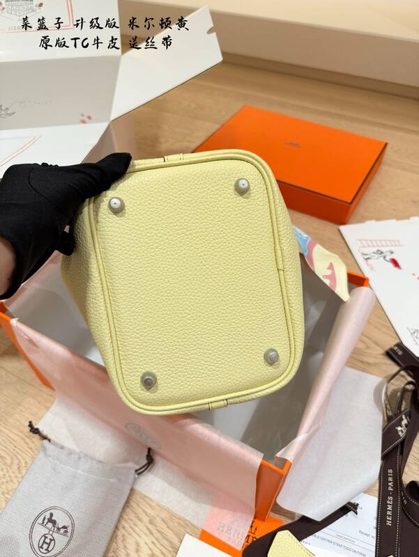 Hermes Picotin Lock Yellow everyday — AAA Quality Replica