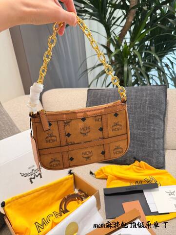 MCM Visetos 18x12cm shoulder bag AAA Quality Replica