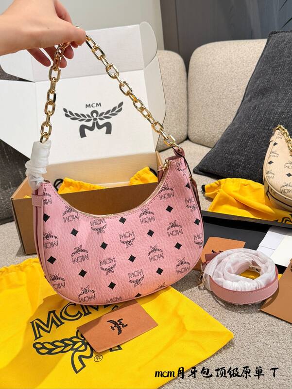 MCM Monogram 25x18x10cm shoulder bag — AAA Quality Replica