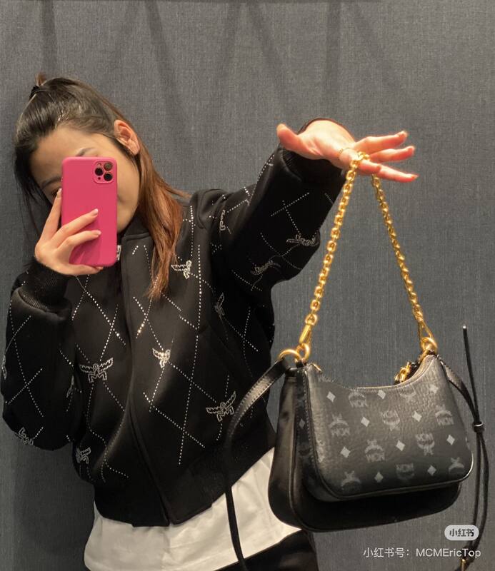 MCM Visetos 25x18x10cm shoulder bag — AAA Quality Replica